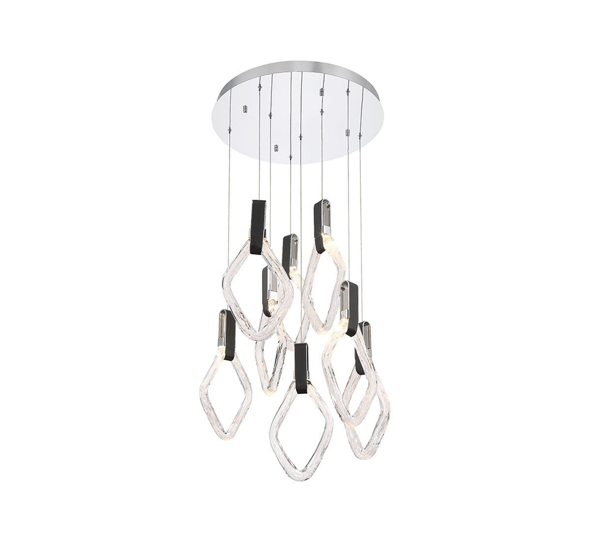 CATANIA 10102-01, 8 Light Round LED Chandelier