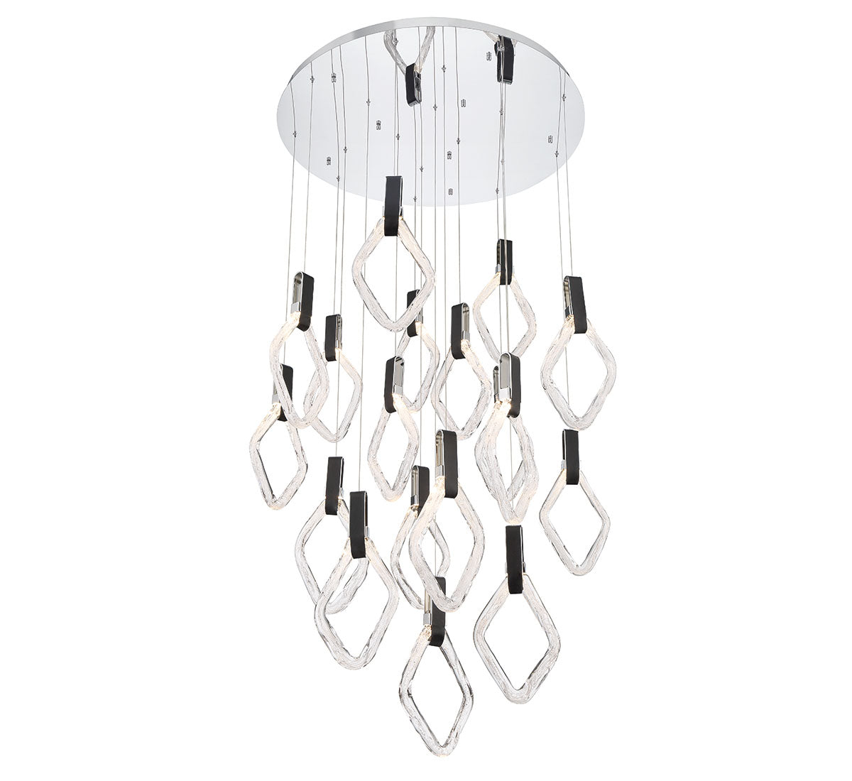 CATANIA 10104-01, 18 Light Round LED Chandelier