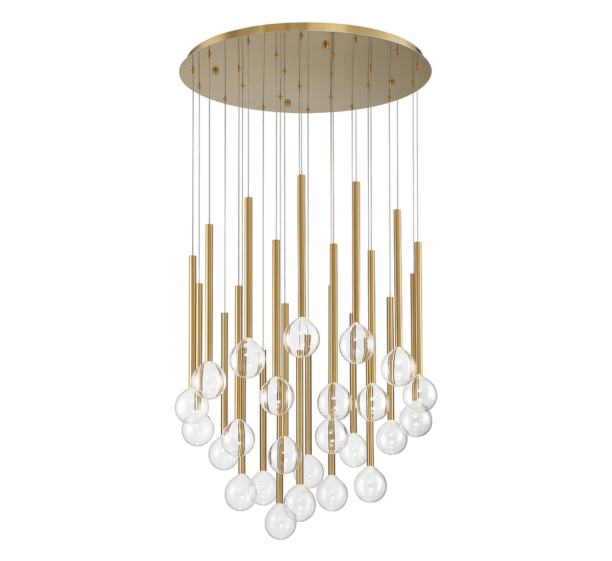 POSITANO 10146-07, 25 Light Round LED Chandelier