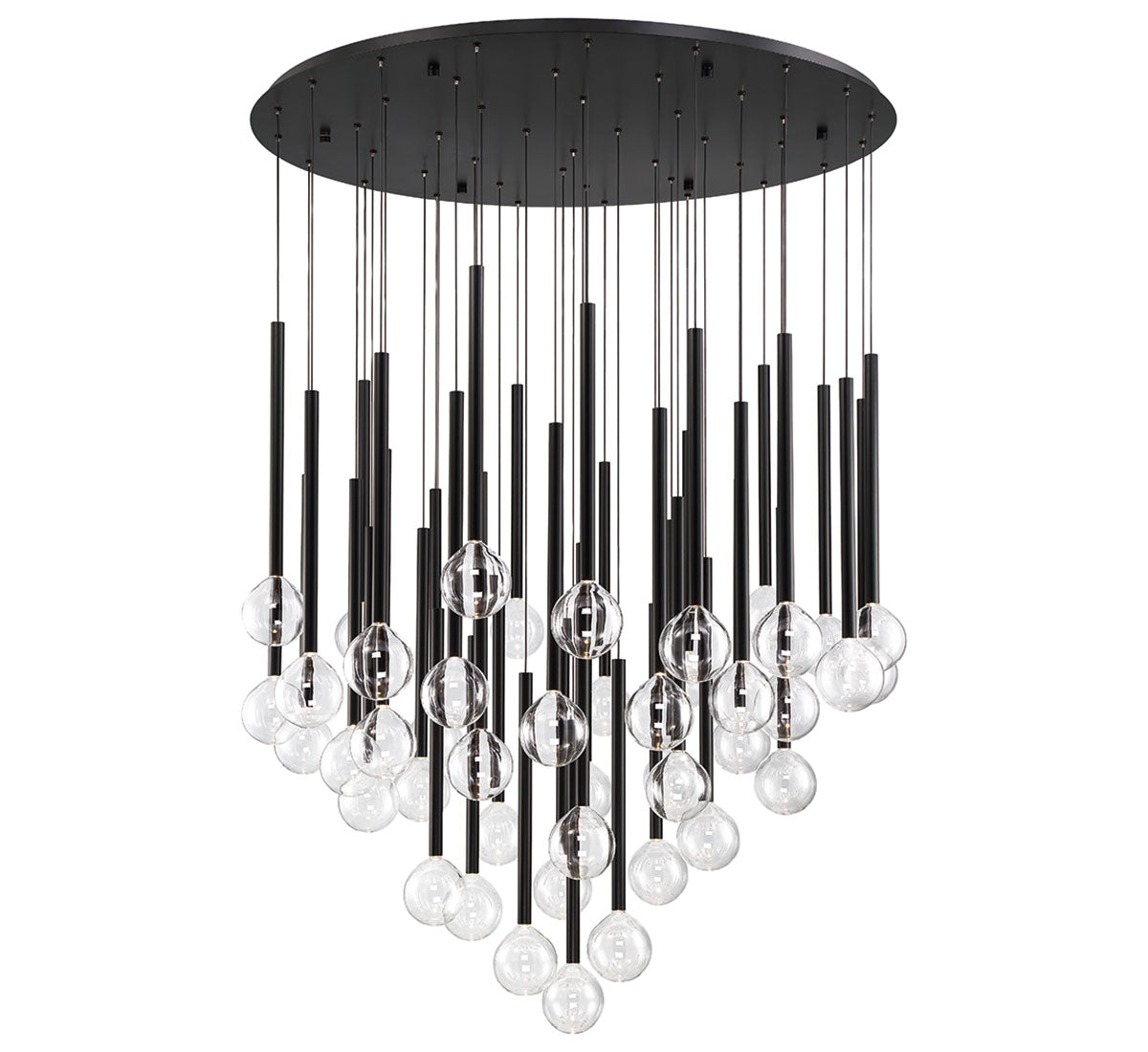 POSITANO 10148-02, 44 Light Round LED Chandelier