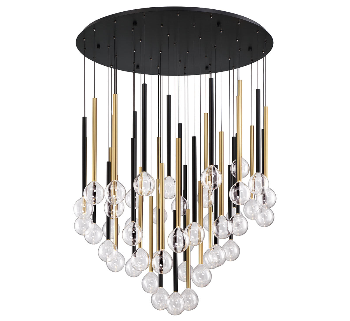 POSITANO 10148-023, 44 Light Round LED Chandelier