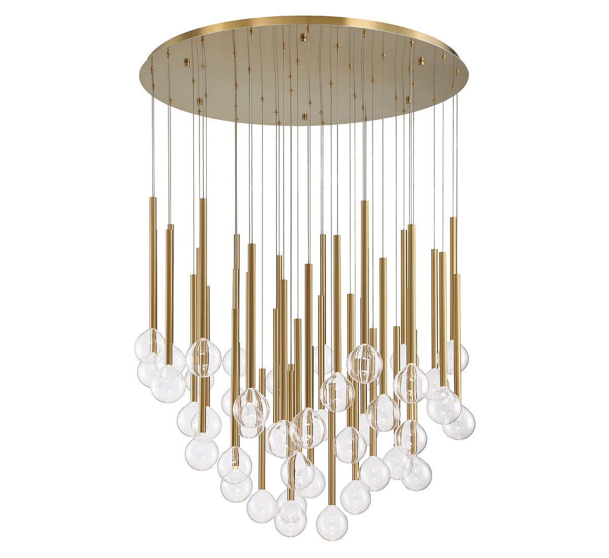 POSITANO 10148-07, 44 Light Round LED Chandelier