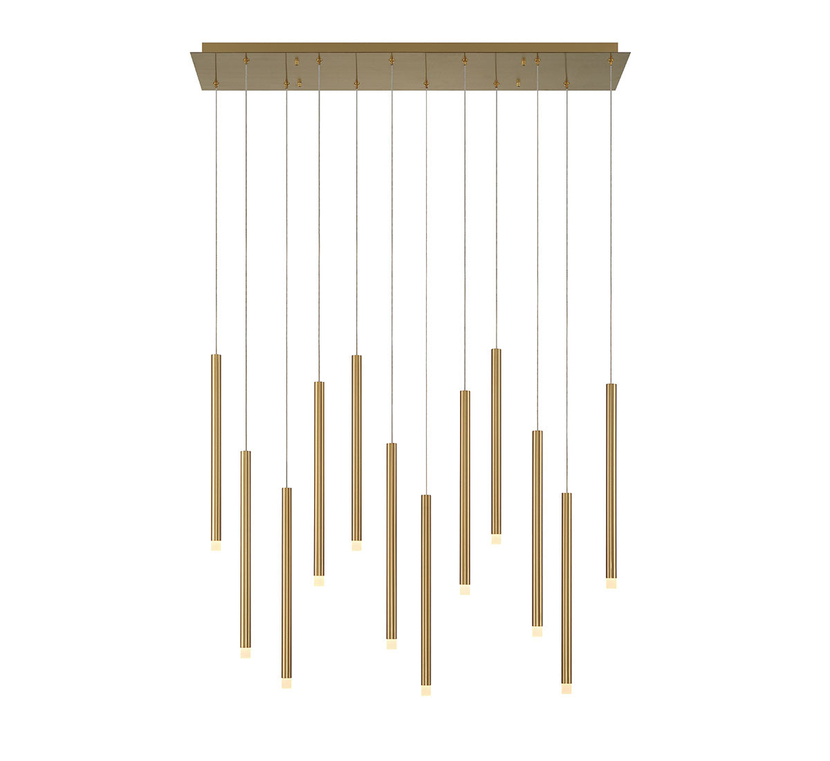 AMALFI 10149-07, 12 Light Linear LED Chandelier