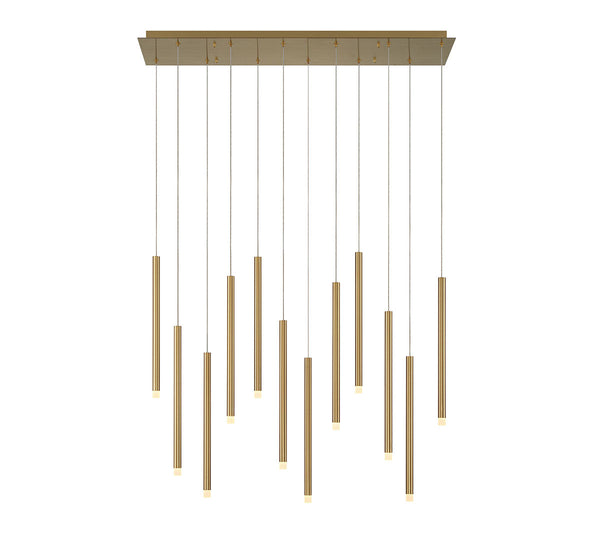 AMALFI 10149-07, 12 Light Linear LED Chandelier