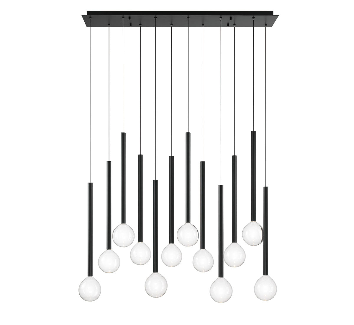 POSITANO 10150-02, 12 Light Linear LED Chandelier