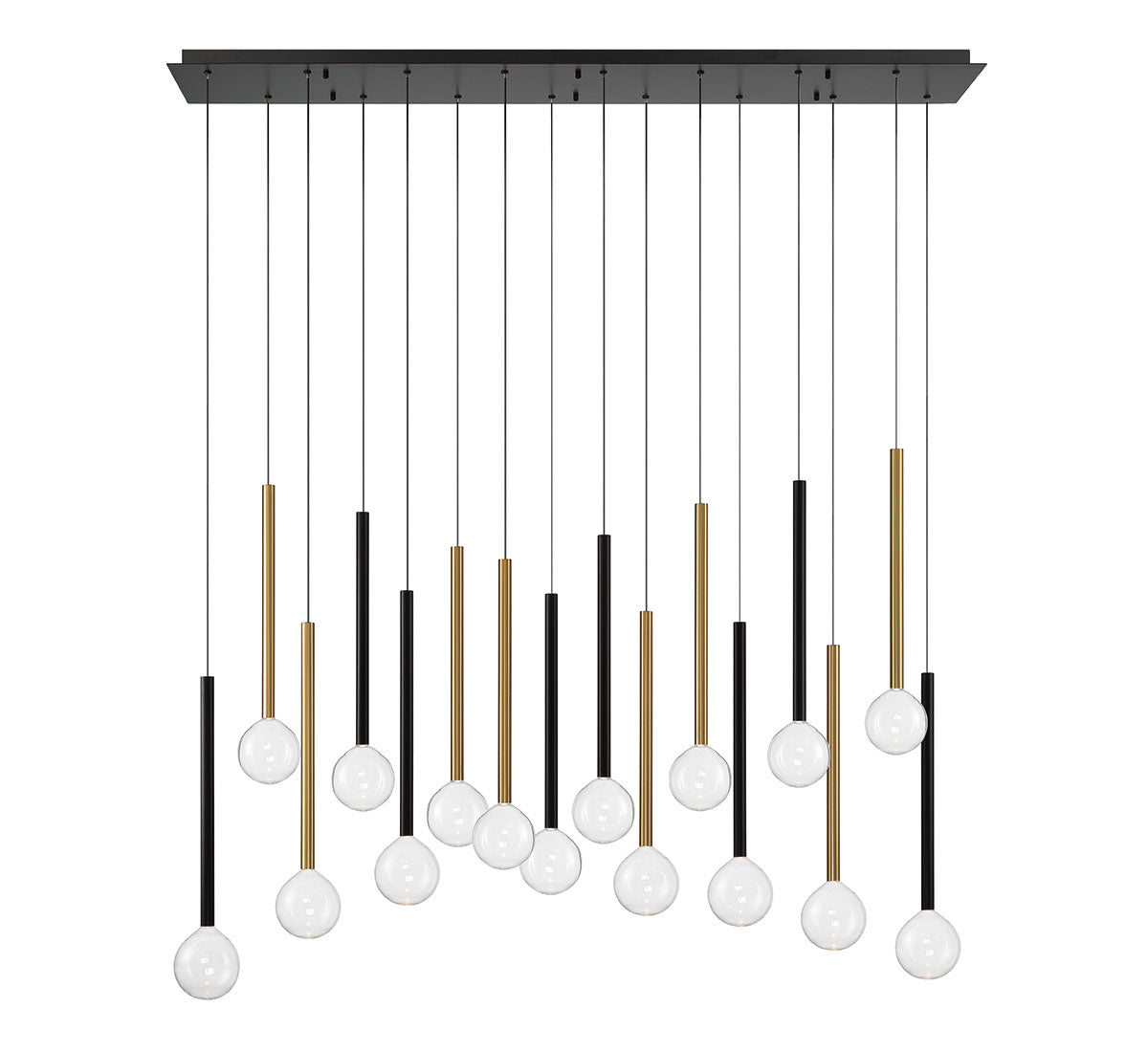 POSITANO 10152-023, 16 Light Linear LED Chandelier