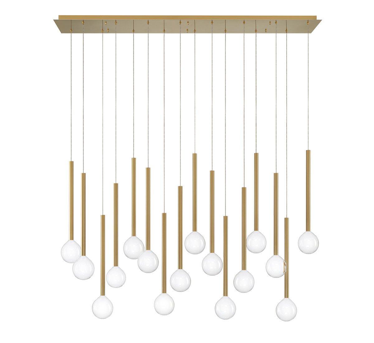 POSITANO 10152-07, 16 Light Linear LED Chandelier