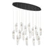 SORRENTO 10172-017-02, 16 Light Oval LED Chandelier