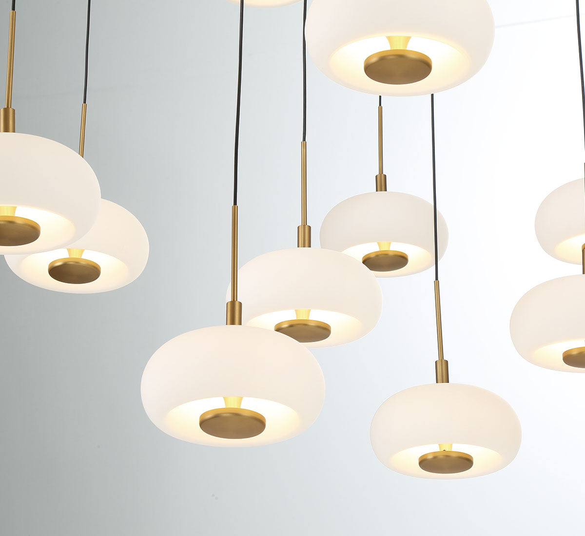 ADELFIA 10196-02, 19 Light Round LED Chandelier