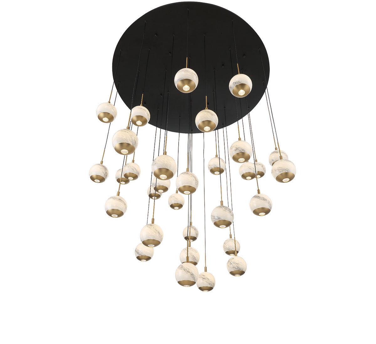 BAVENO 10206-02, 31 Light LED Grand Chandelier