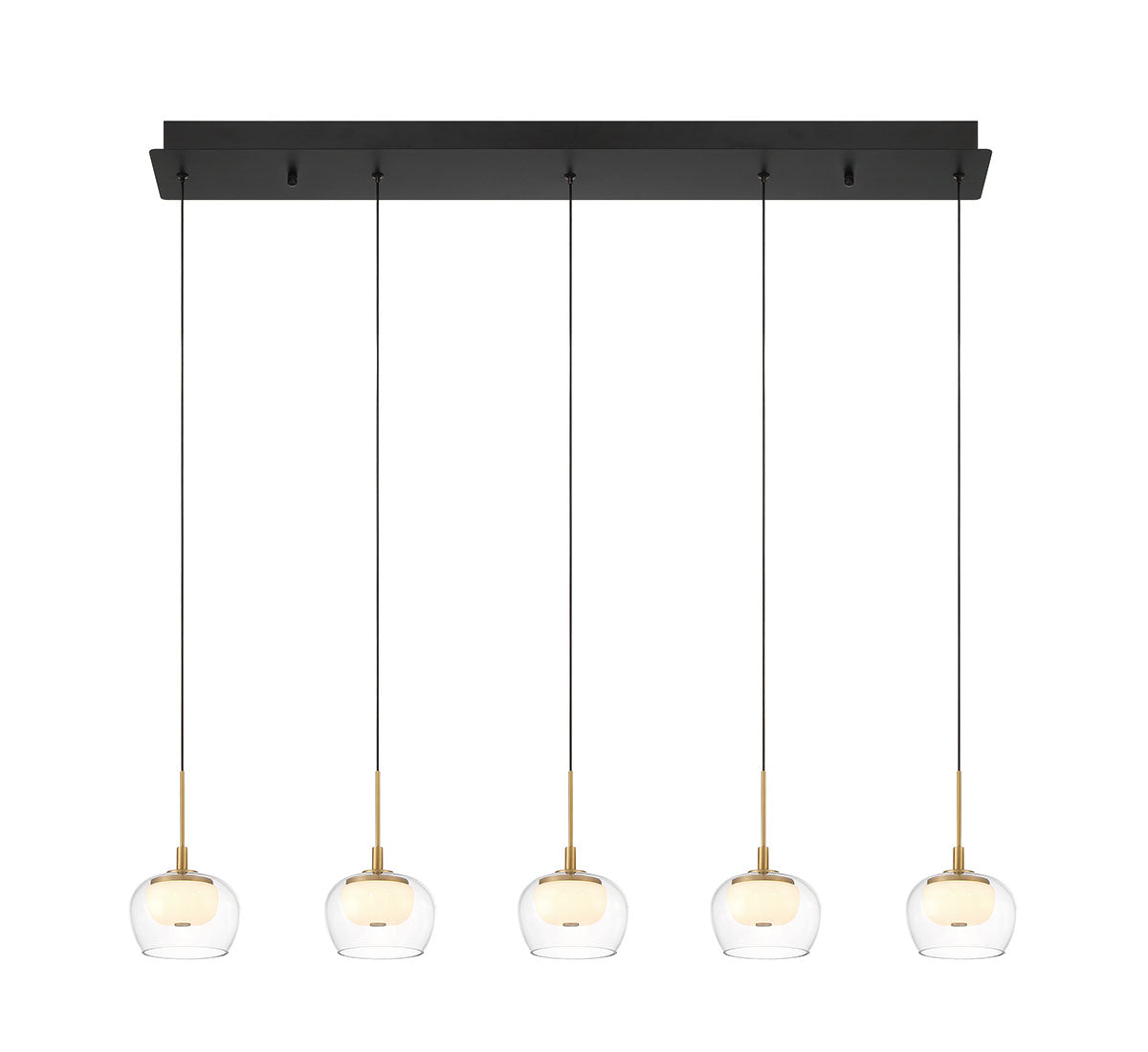 MANAROLA 10217-02, 5 Light Linear LED Chandelier