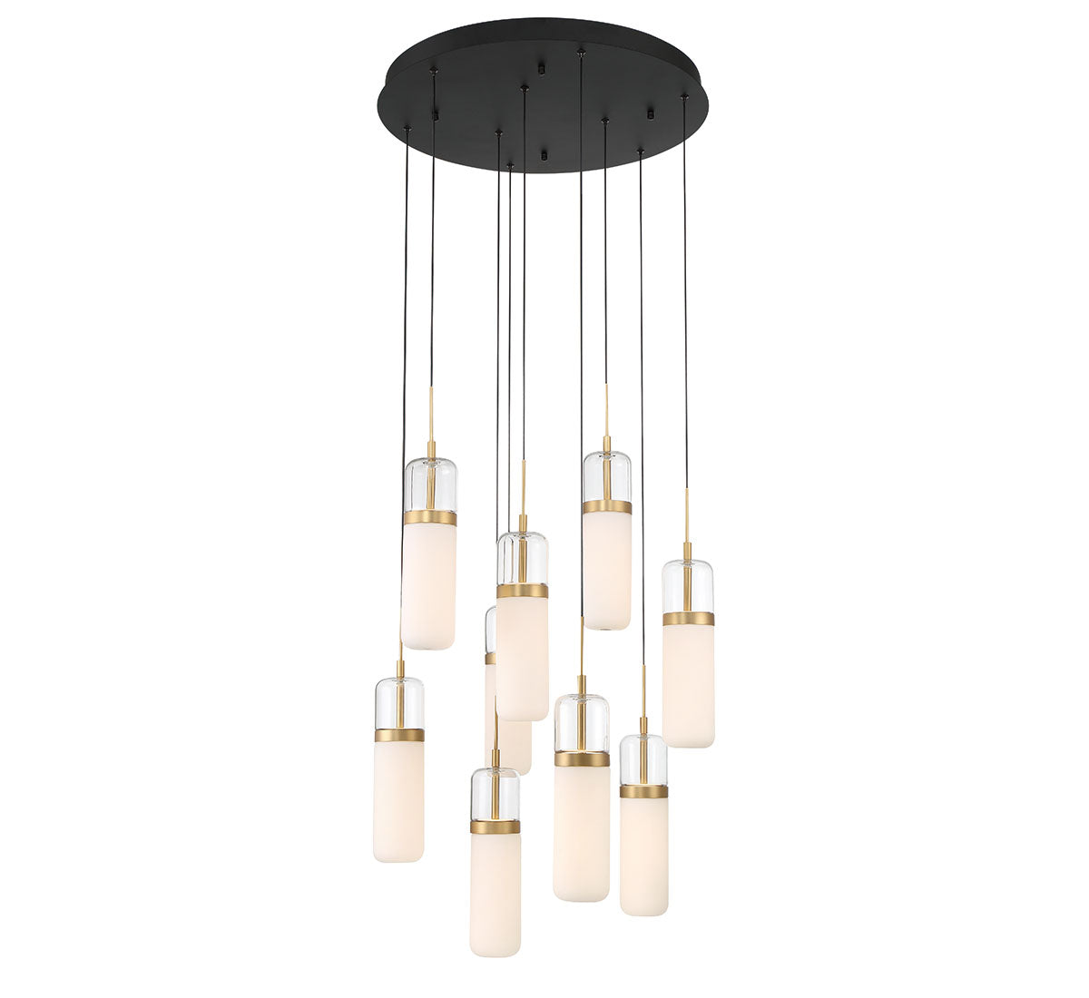 VERONA 10222-02, 9 Light Round LED Chandelier