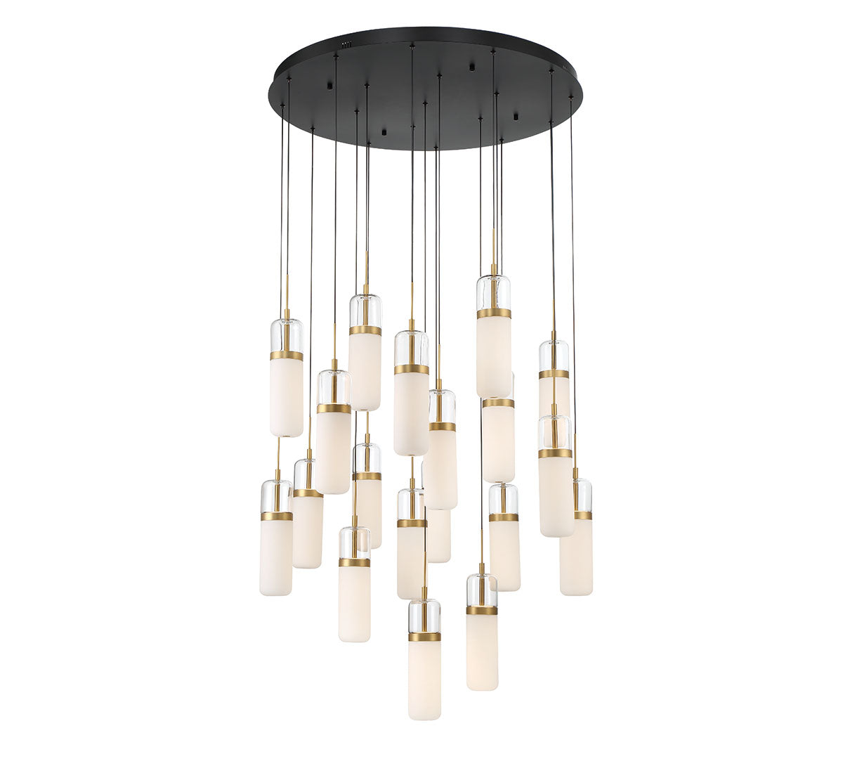 VERONA 10223-02, 19 Light Round LED Chandelier