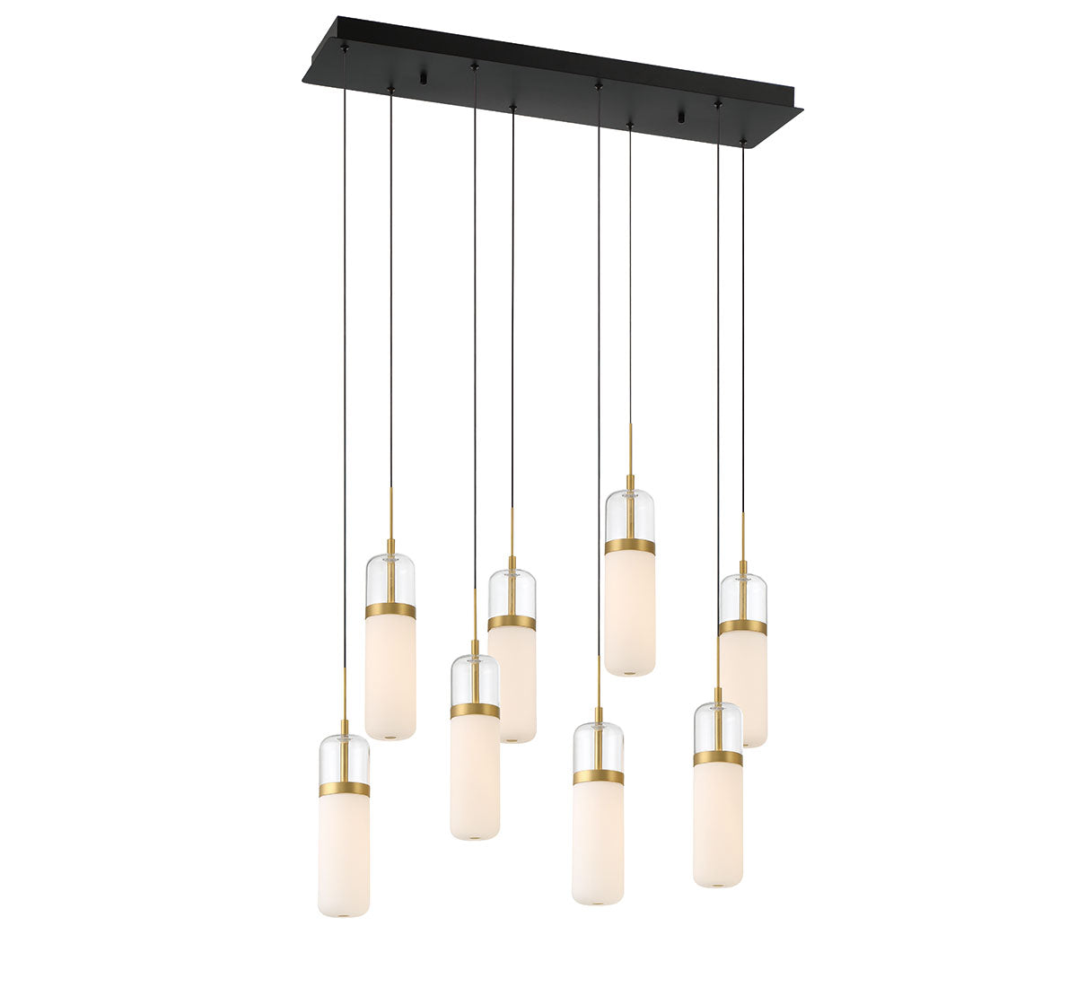 VERONA 10225-02, 8 Light Rectangular LED Chandelier