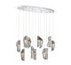 SORRENTO 12034-019-01, 12 Light Oval LED Chandelier