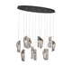 SORRENTO 12034-019-02, 12 Light Oval LED Chandelier