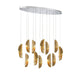 SORRENTO 12034-020-01, 12 Light Oval LED Chandelier