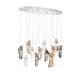 SORRENTO 12034-023-01, 12 Light Oval LED Chandelier