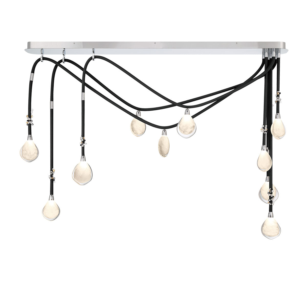 BELLISSIMA 12068-02, 10 Light Linear LED Chandelier