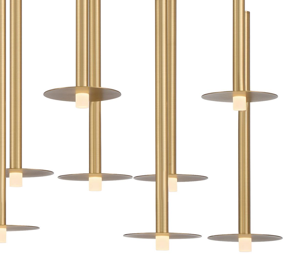 PIATTO 12107-07, 12 Light Linear LED Chandelier