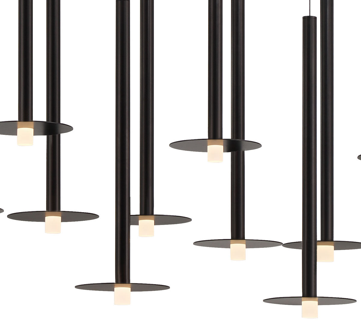 PIATTO 12108-02, 16 Light Linear LED Chandelier
