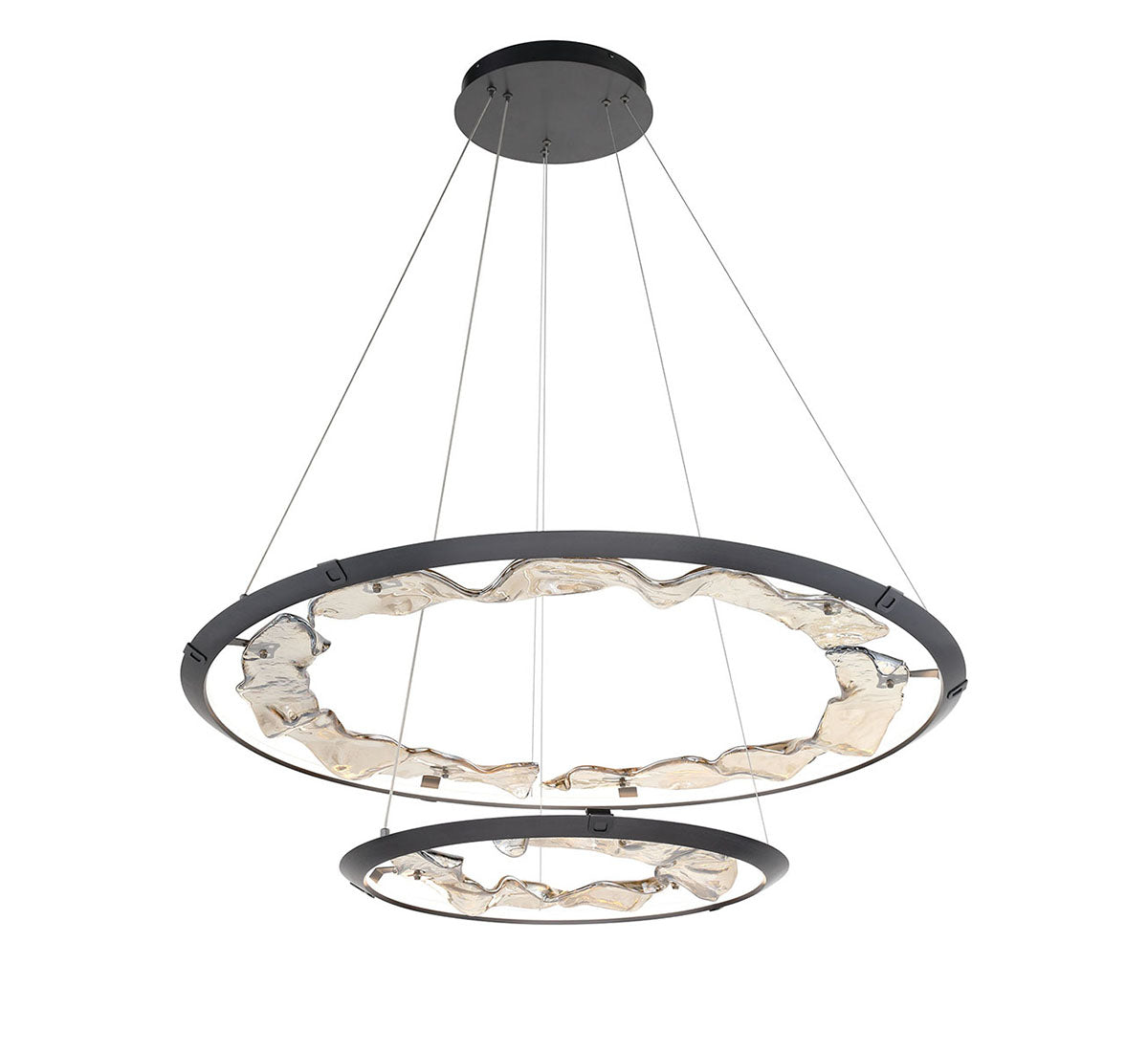 NETTUNO 12164-040, 2 Tier LED Chandelier
