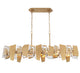 CASTELLANA 12214-037, 6 Light Linear Chandelier