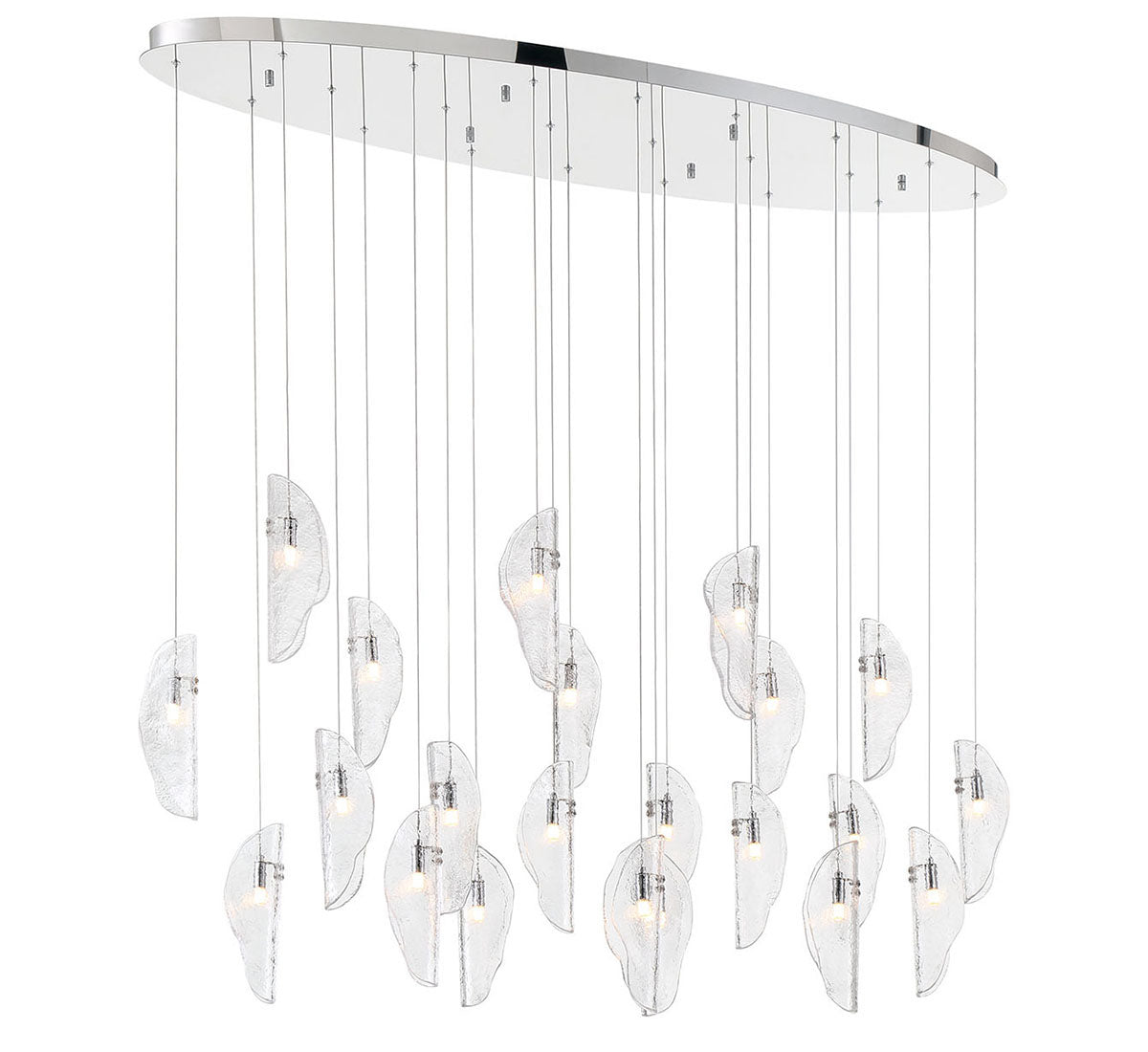 SORRENTO 12220-017-01, 22 Light Oval LED Chandelier