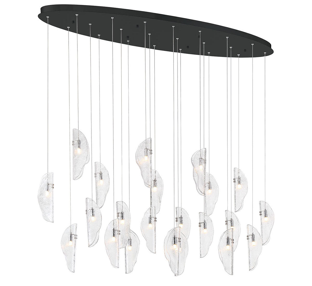 SORRENTO 12220-017-02, 22 Light Oval LED Chandelier