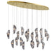 SORRENTO 12220-019-07, 22 Light Oval LED Chandelier