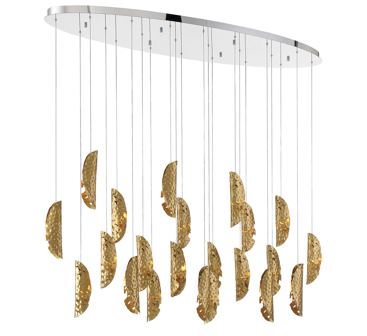 SORRENTO 12220-020-01, 22 Light Oval LED Chandelier