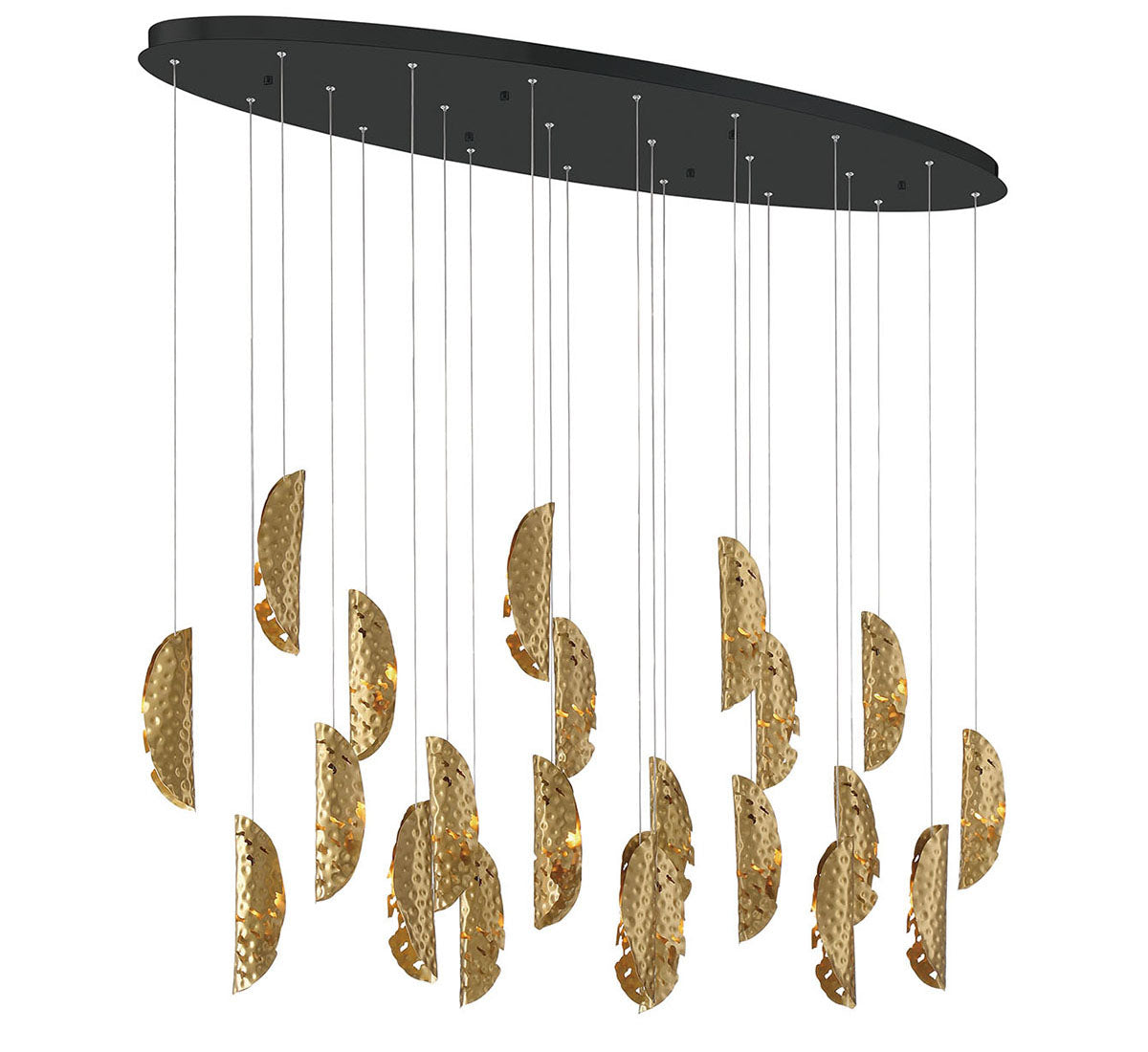 SORRENTO 12220-020-02, 22 Light Oval LED Chandelier