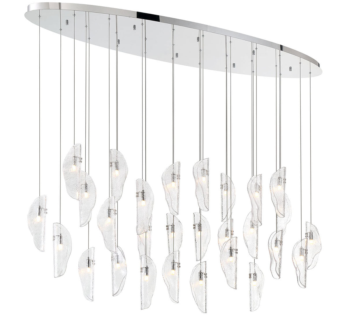 SORRENTO 12221-017-01, 28 Light Oval LED Chandelier