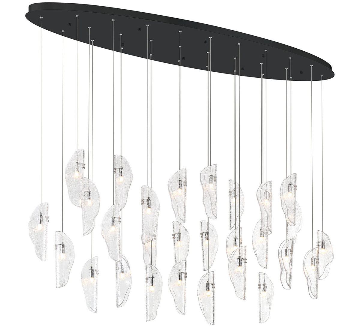 SORRENTO 12221-017-02, 28 Light Oval LED Chandelier