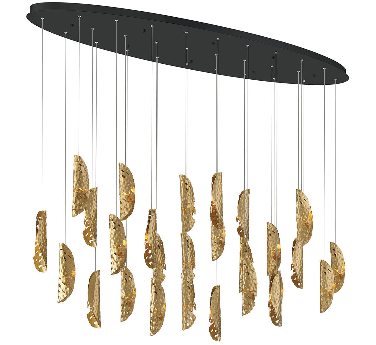 SORRENTO 12221-020-02, 28 Light Oval LED Chandelier