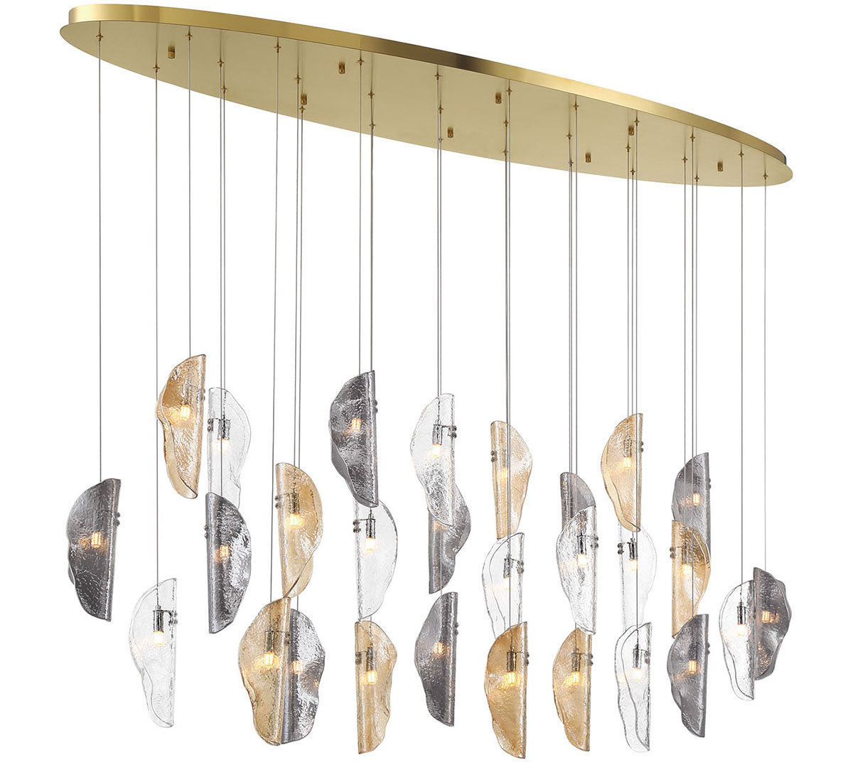 SORRENTO 12221-023-07, 28 Light Oval LED Chandelier