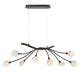 MODENA 12233-043, 8 Light Oval LED Chandelier