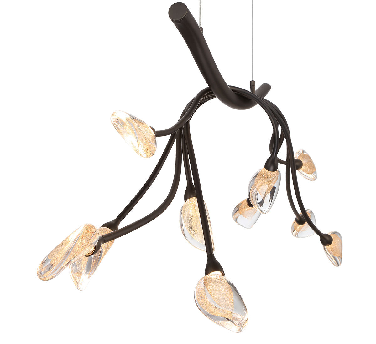 MODENA 12234-043, 10 Light Oval LED Chandelier