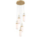 VERONA 12264-030, 5 Light Round LED Chandelier