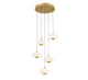 ADELFIA 12265-030, 5 Light Round LED Chandelier