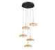 MANTOVA 12268-02, 5 Light Round LED Chandelier