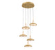 MANTOVA 12268-030, 5 Light Round LED Chandelier