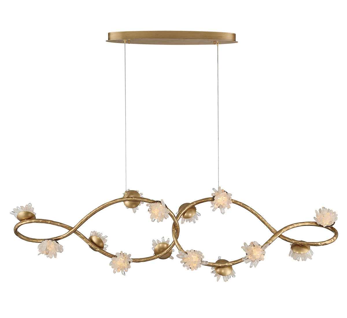 PHILIA 12333-061, 14 Light Oval LED Chandelier