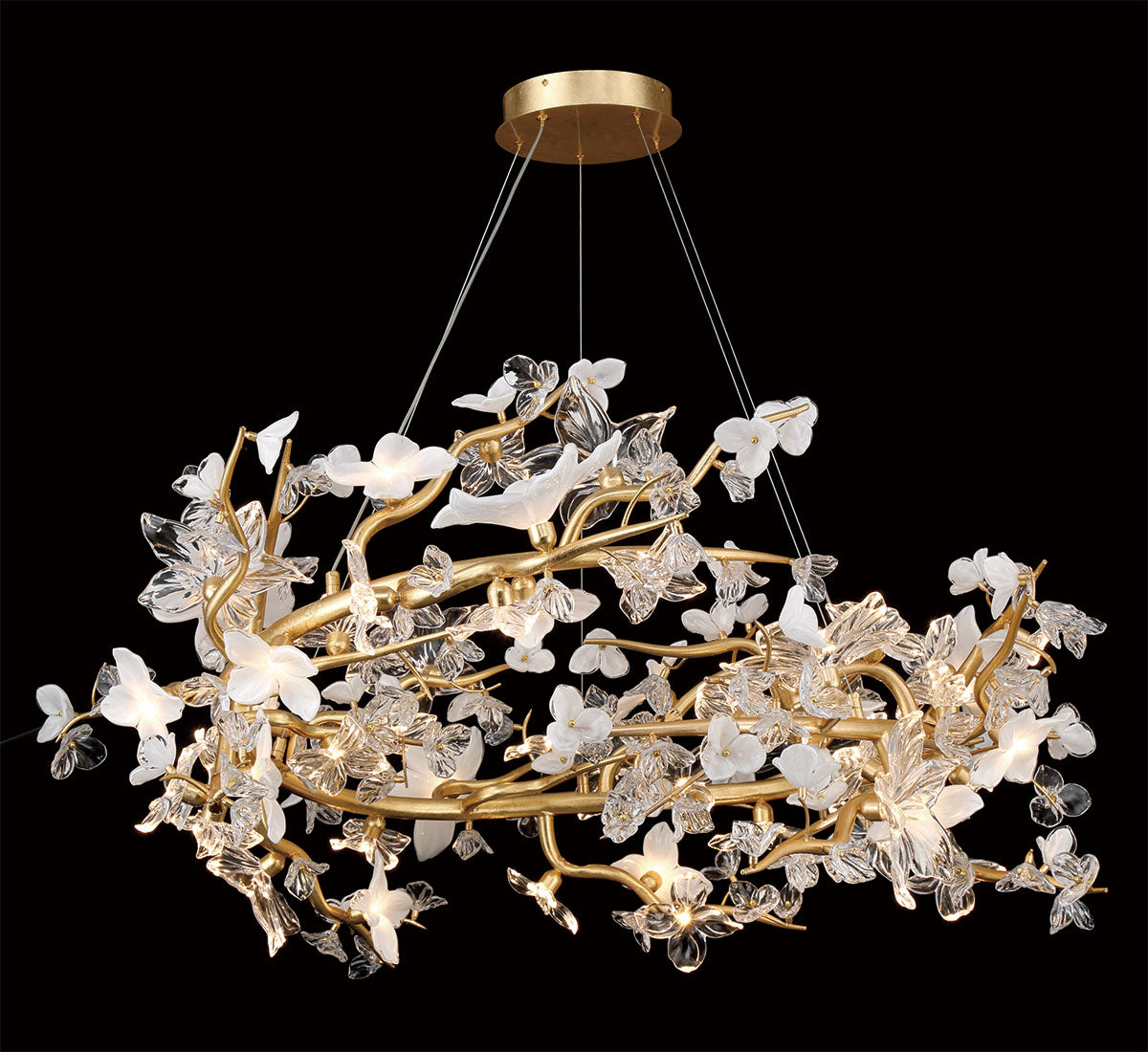 FIORI 12339-028, 48 Light LED Chandelier