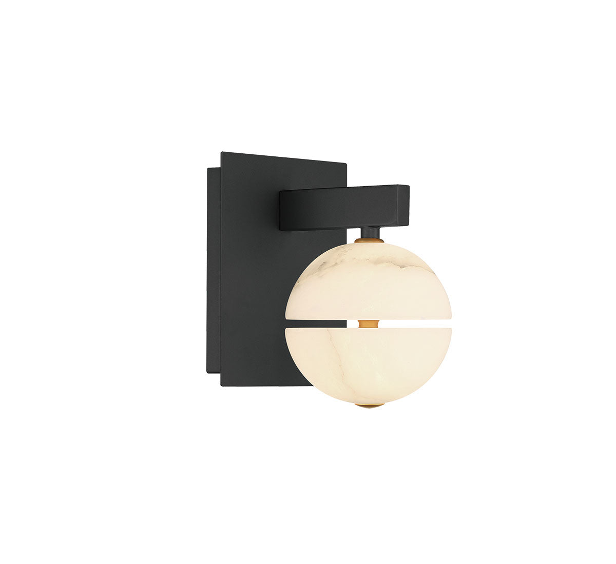 Dimmable 1 Light LED Wall Mount with Alabaster Stone - CORFU 12350-02