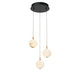 CORFU 12370-02, 3 Light Round LED Pendant