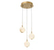 CORFU 12370-030, 3 Light Round LED Pendant