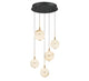 CORFU 12371-02, 5 Light Round LED Chandelier