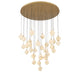 CORFU 12374-030, 31 Light Round LED Chandelier