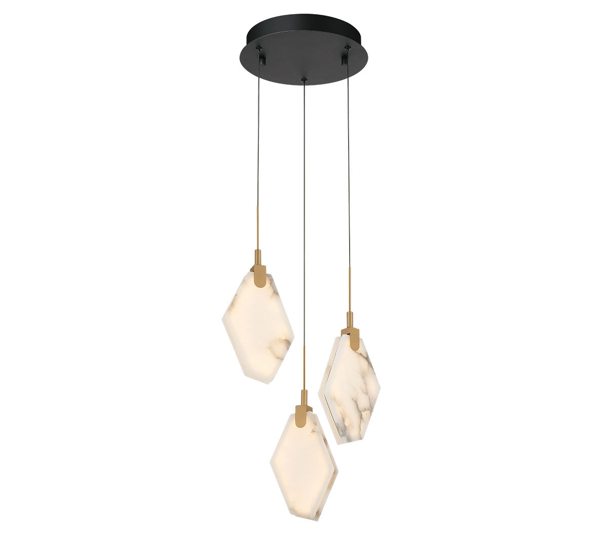 KOSMOS 12381-02, 3 Light Round LED Pendant